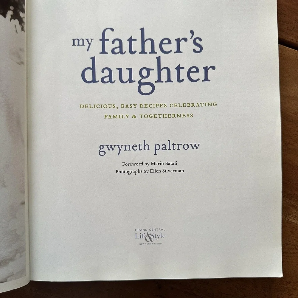 Gwyneth Paltrow Cookbook Lot 2 It's All Easy and My Fathers Daughter
